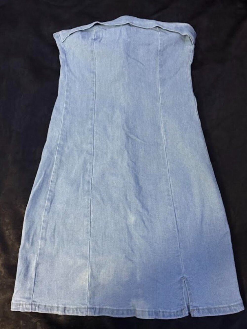 SHEIN Light Blue Denim Mini Dress - Picture 4 of 6